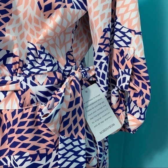 Presley skye Print Surplice Shirtdress - Picture 6 of 7